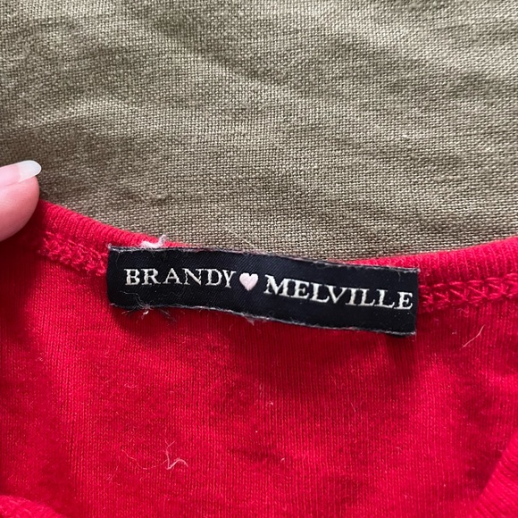 Brandy Melville Red Tank Top - Picture 3 of 3